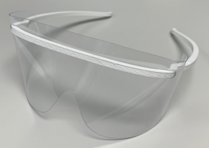 Fully assembled and ready to go ppe eye shields
